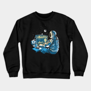 Space Desk Crewneck Sweatshirt